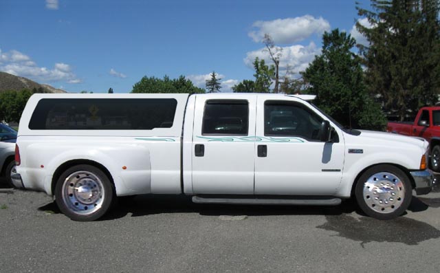 Origenal gost colored flames for ford super duty #6